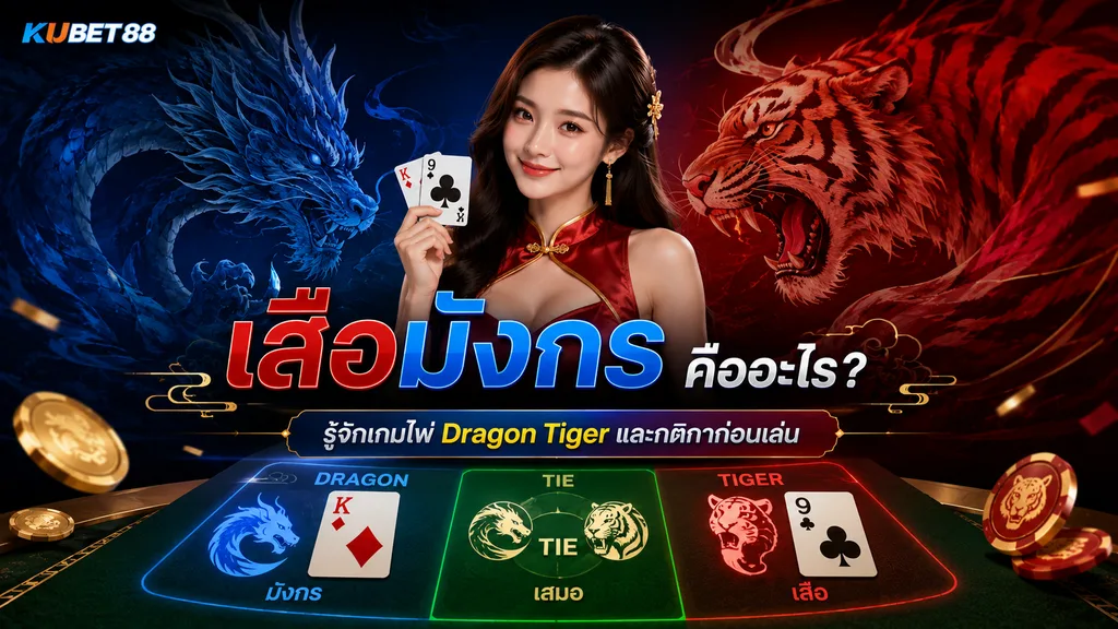 เสือมังกร คืออะไร รู้จักเกมไพ่ Dragon Tiger และกติกาก่อนเล่น KUBET88