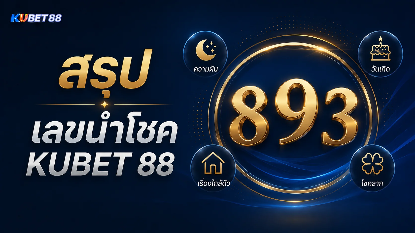 สรุปเลขนำโชค KUBET 88 พร้อมแนวคิดตัวเลขจากความฝัน วันเกิด และเรื่องใกล้ตัว