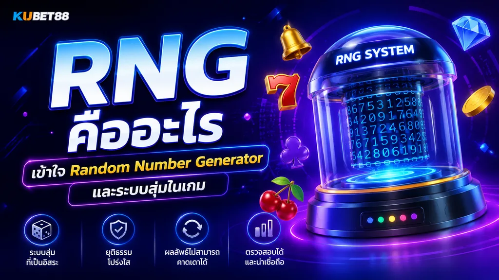 RNG คืออะไร เข้าใจ Random Number Generator และระบบสุ่มในเกม