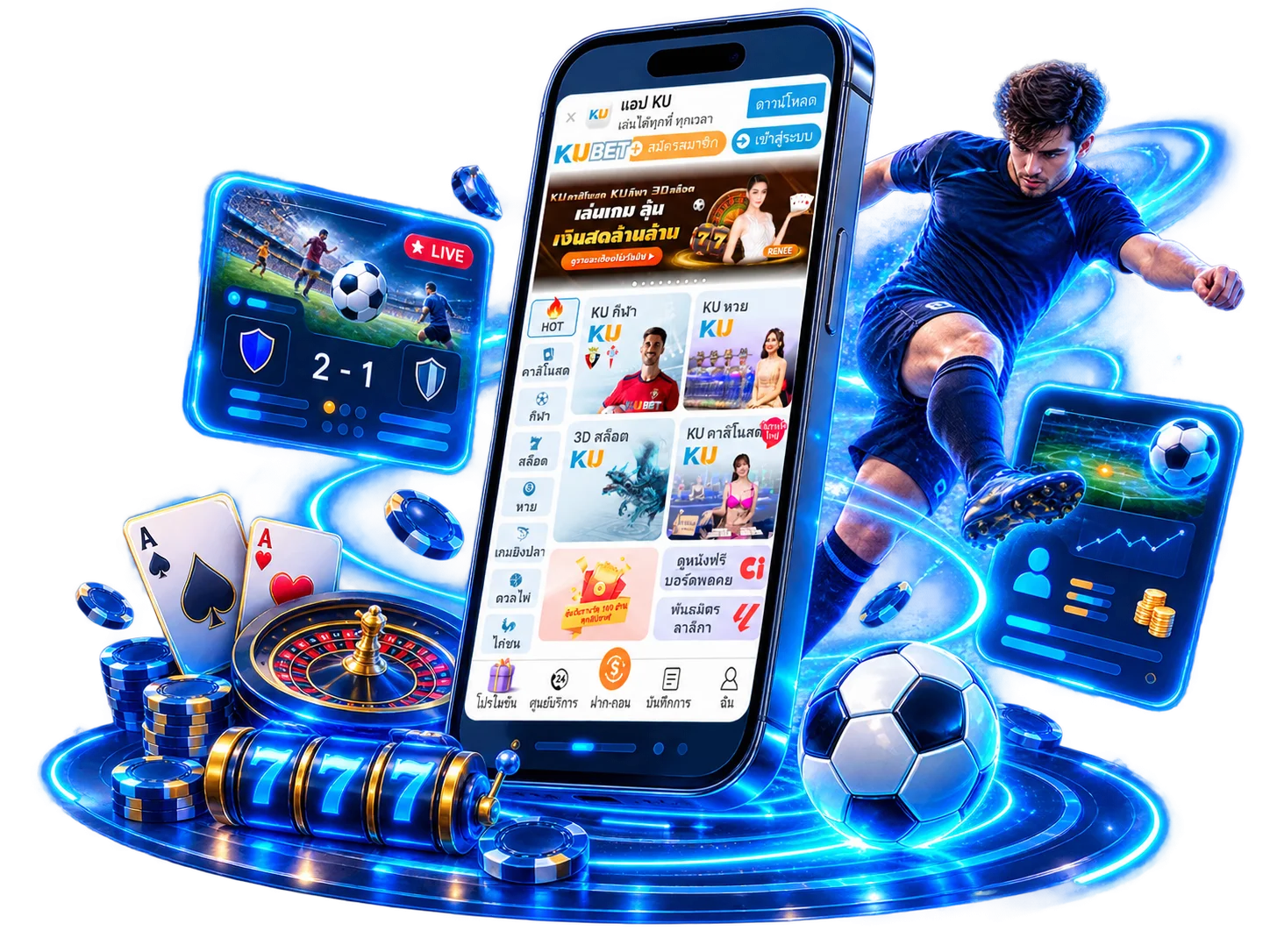 Kubet88 แพลตฟอร์มคาสิโน สล็อต และกีฬา