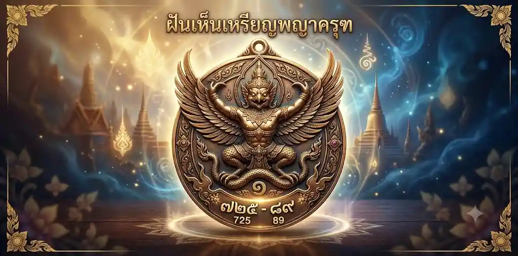 ฝันเห็นเหรียญพญาครุฑ มีความหมายอย่างไรในทางโหราศาสตร์?
